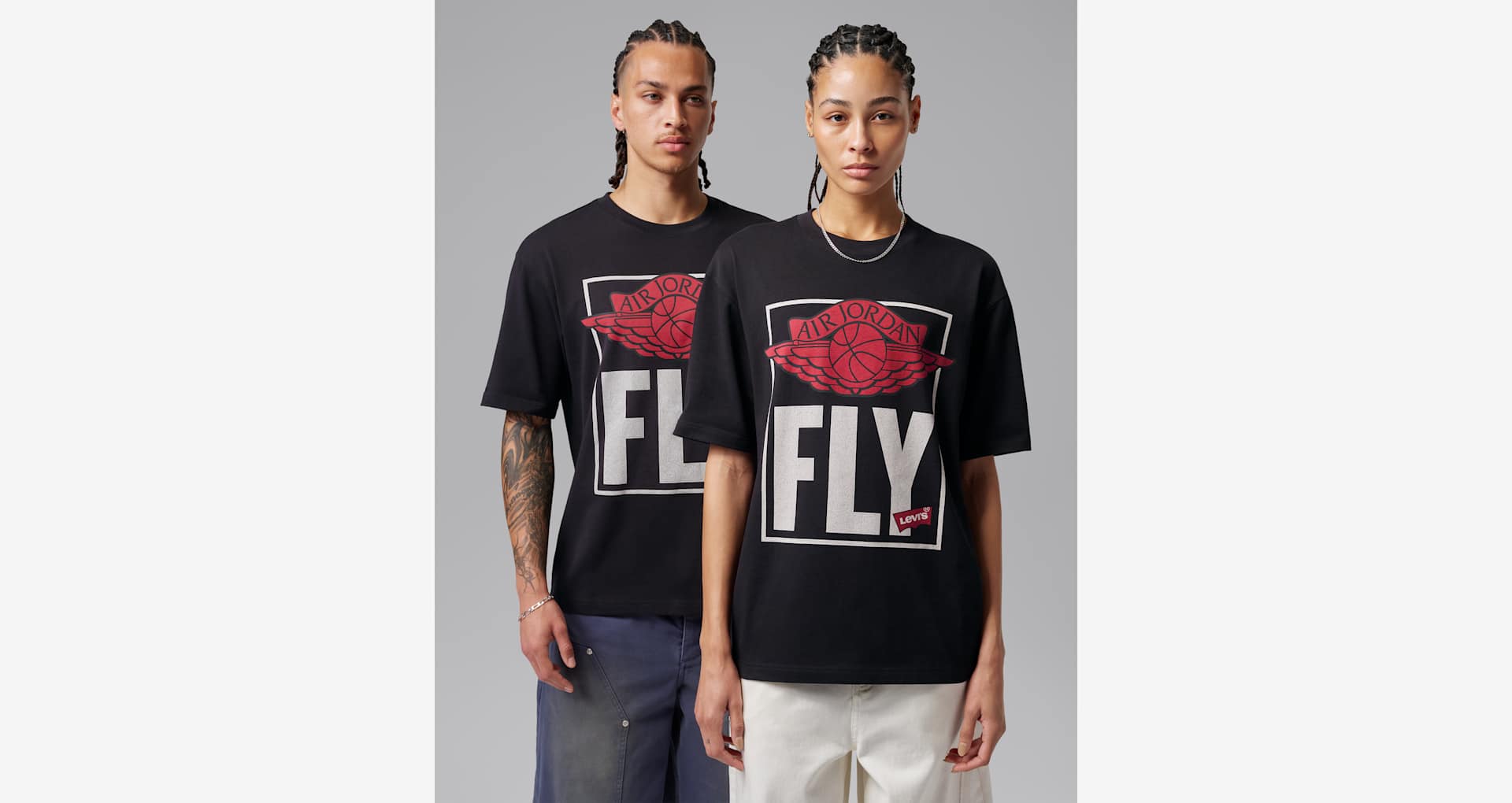 【定価以下】 Jordan × Levi's レッド ジャージー トップス L Jordan x Levi's Red Jersey – WOODstack